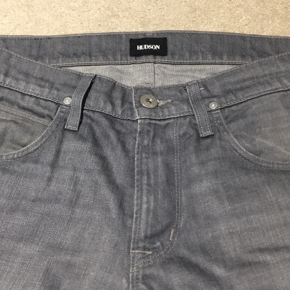 Men’s Hudson Byron Straight leg jeans - grey